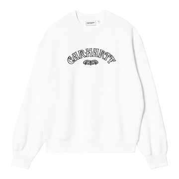 Carhartt WIP sweatshirt Verse Script W White / Black
